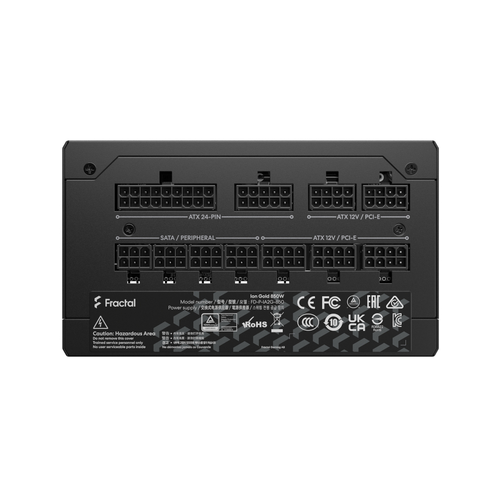 Блок живлення FRACTAL DESIGN Ion 3 Gold 850W Black (FD-P-IA3G-850-EU) фото4
