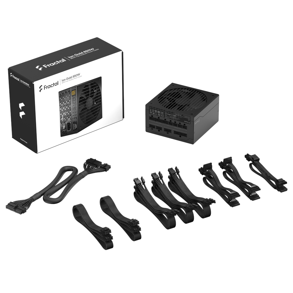Блок живлення FRACTAL DESIGN Ion 3 Gold 850W Black (FD-P-IA3G-850-EU) фото8