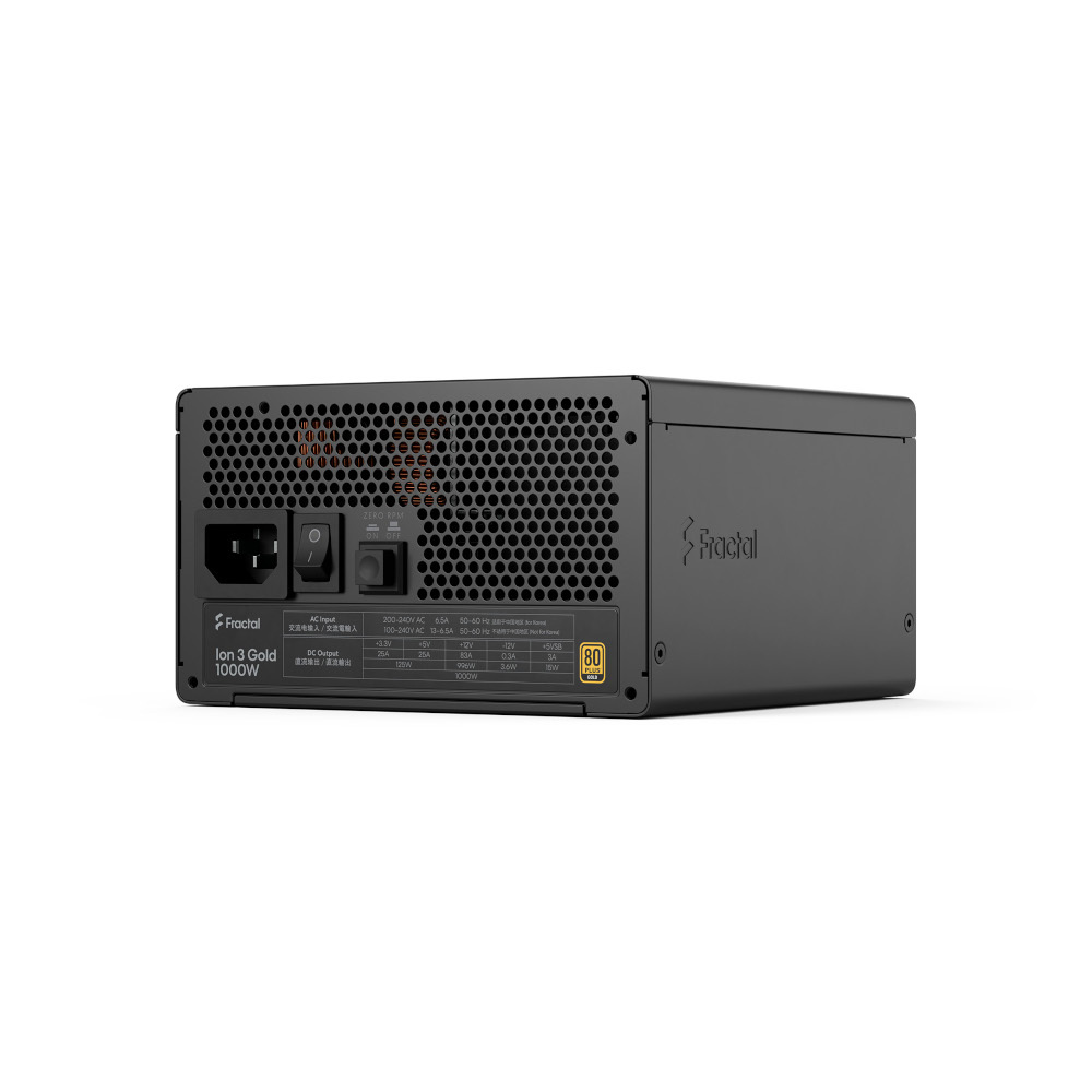Блок живлення FRACTAL DESIGN Ion 3 Gold 1000W Black (FD-P-IA3G-100-EU) фото16