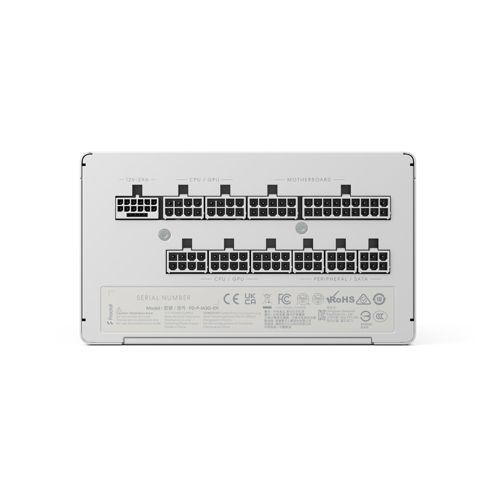Блок живлення FRACTAL DESIGN Ion 3 Gold 1000W White(FD-P-IA3G-101-EU-WT) фото4