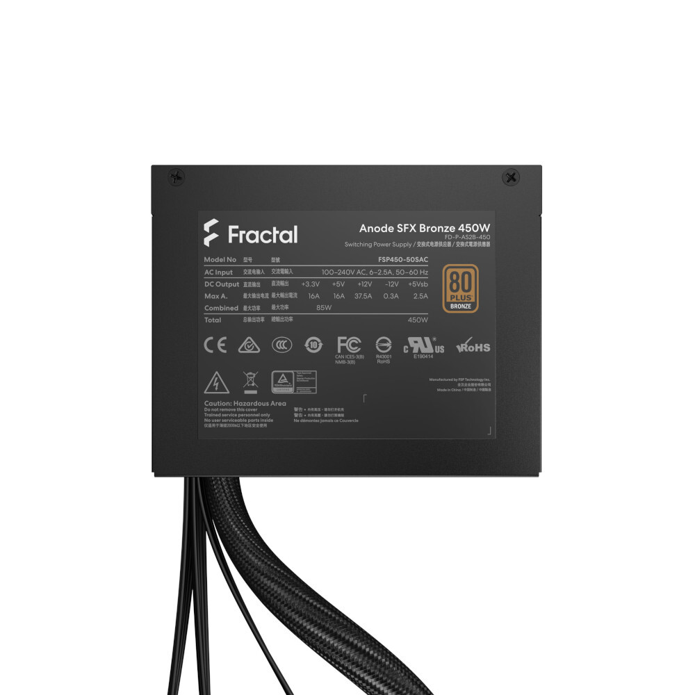 Блок живлення FRACTAL DESIGN Anode SFX Bronze 450W (FD-P-AS2B-450-EU) фото