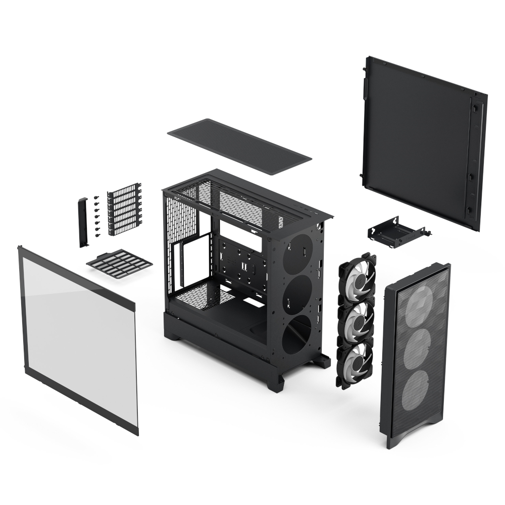 Корпус FRACTAL DESIGN Pop 2 Air Black TG RGB (FD-C-POA2A-03) фото