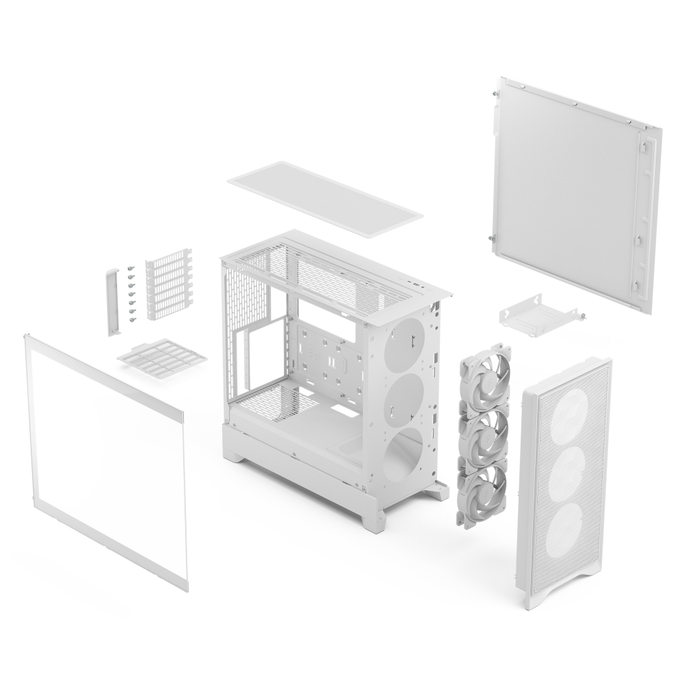 Корпус FRACTAL DESIGN Pop 2 Air White TG RGB (FD-C-POA2A-04) фото