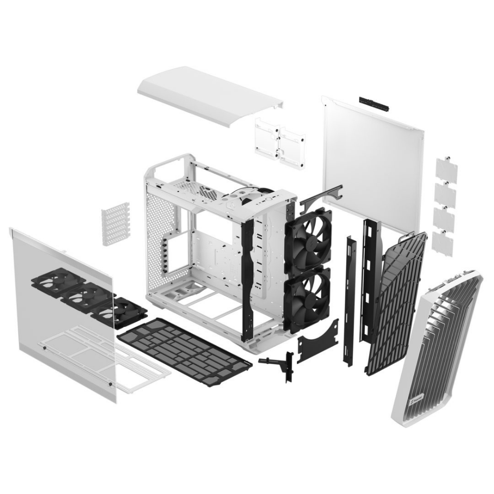 Корпус FRACTAL DESIGN Torrent White TG Clear Tint (FD-C-TOR1A-03) фото4