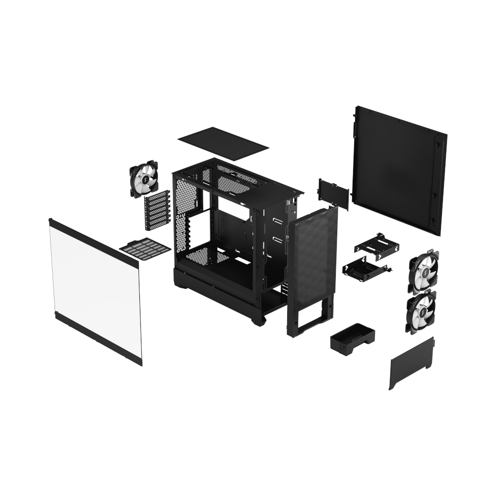 Корпус FRACTAL DESIGN Pop Air RGB Black TG Clear Tint (FD-C-POR1A-06) фото12