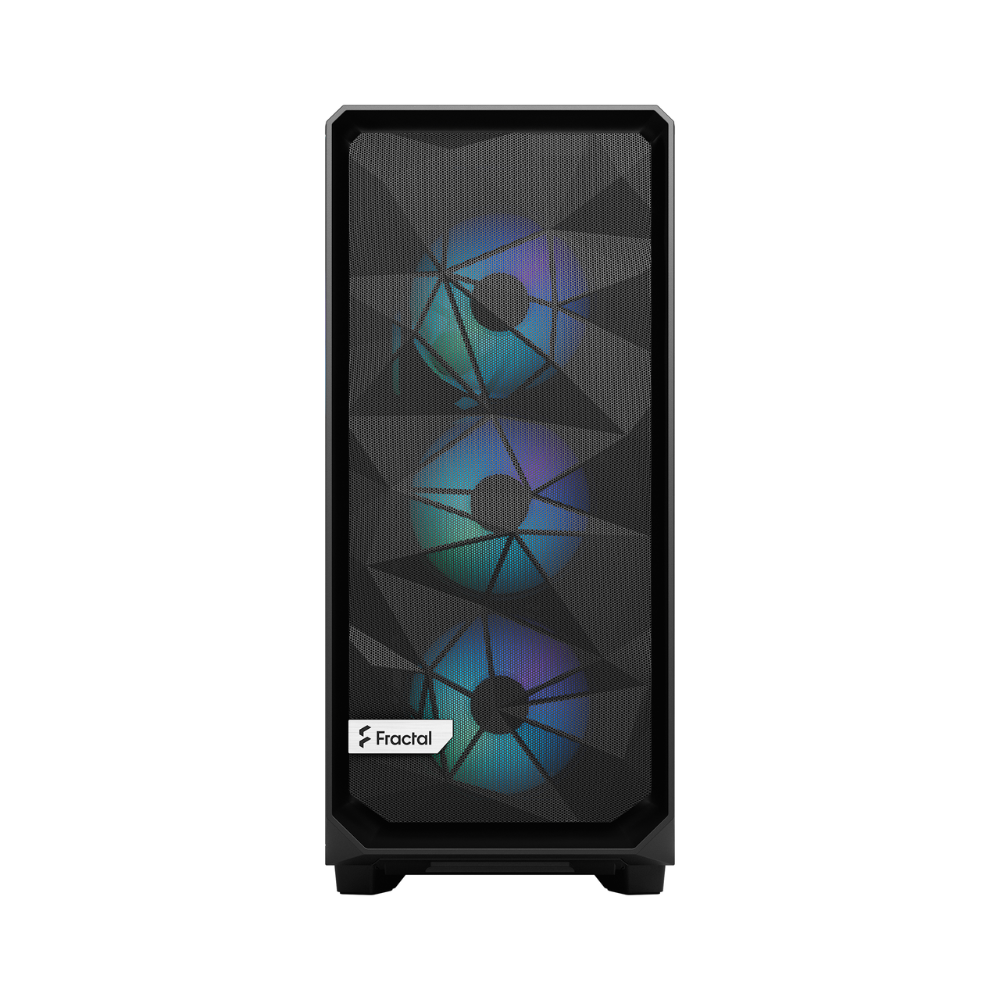 Корпус FRACTAL DESIGN Meshify 2 Compact Lite RGB Black TG (FD-C-MEL2C-05) фото