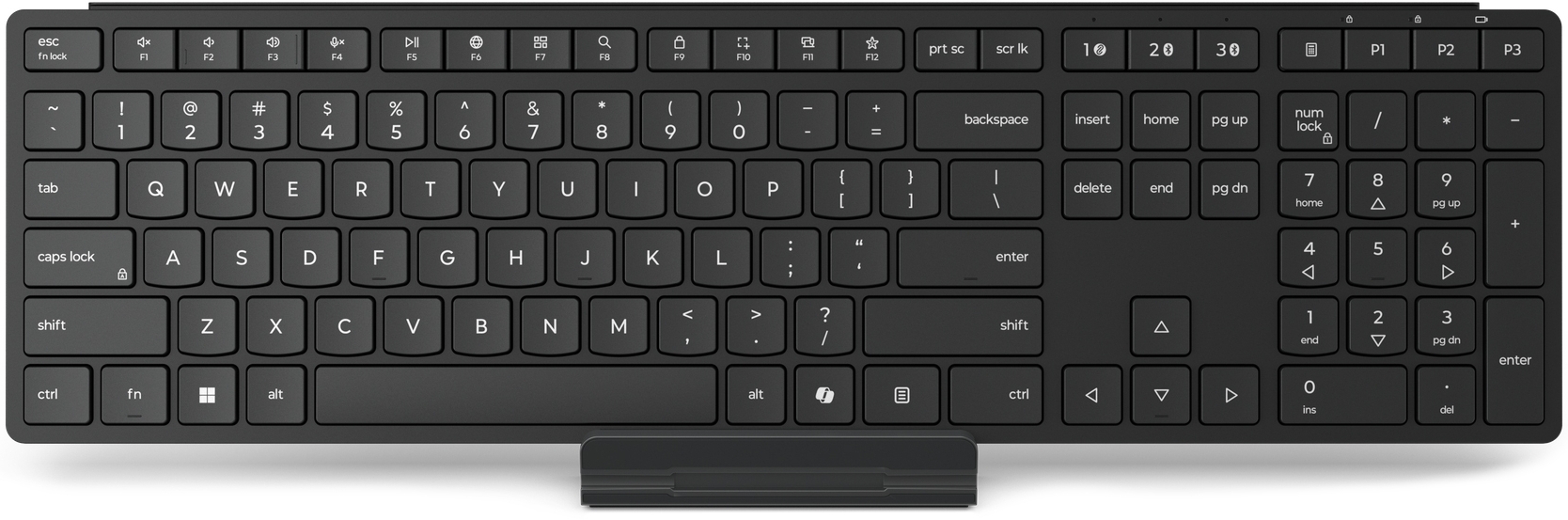 Клавиатура Lenovo Wireless Multi-Mode Pro Keyboard 6000 UA (4Y41S04660) фото