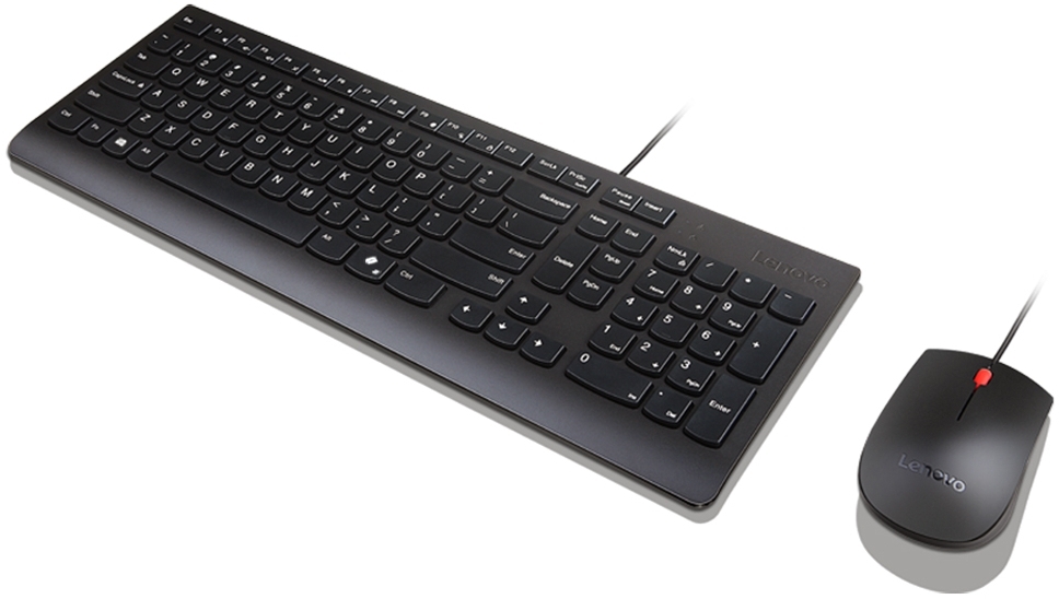 Комплект Lenovo Keyboard and Mouse Essential Wired Combo UA (4X31R68752) фото