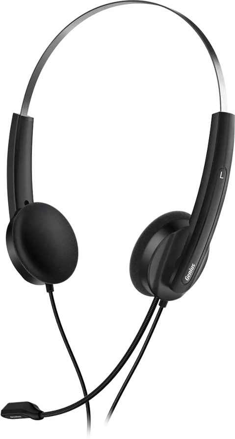Гарнитура Genius HS-220U USB 2.4m Black (31710020402) фото4