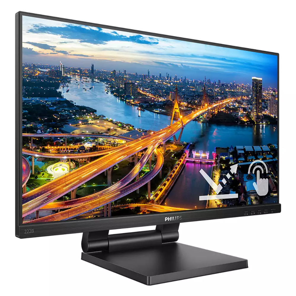 Монітор 21.5" PHILIPS 222B1TC (222B1TC/00) фото2