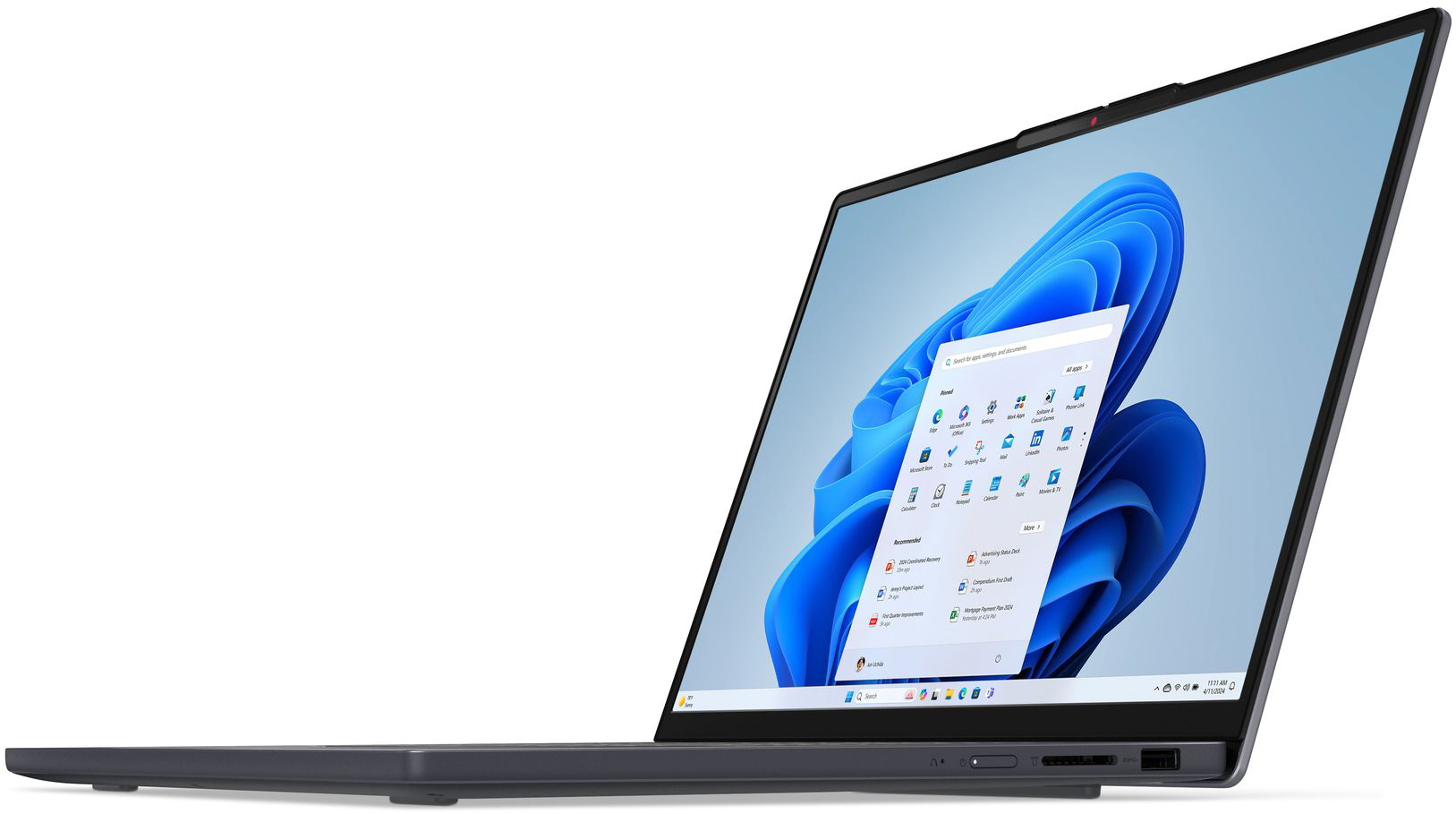 Ноутбук LENOVO IdeaPad Slim 3 16ARP10 Luna Grey (83K800ECRA) фото15