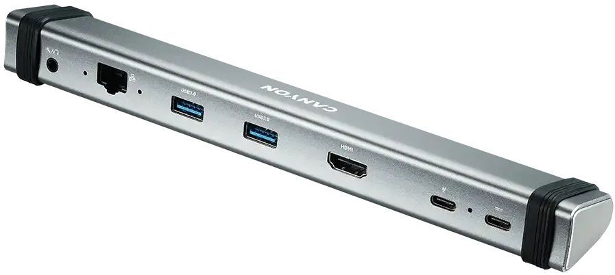 USB-хаб Canyon DS-6 6in1 USB-C Space Grey (CNS-TDS06DG) фото2