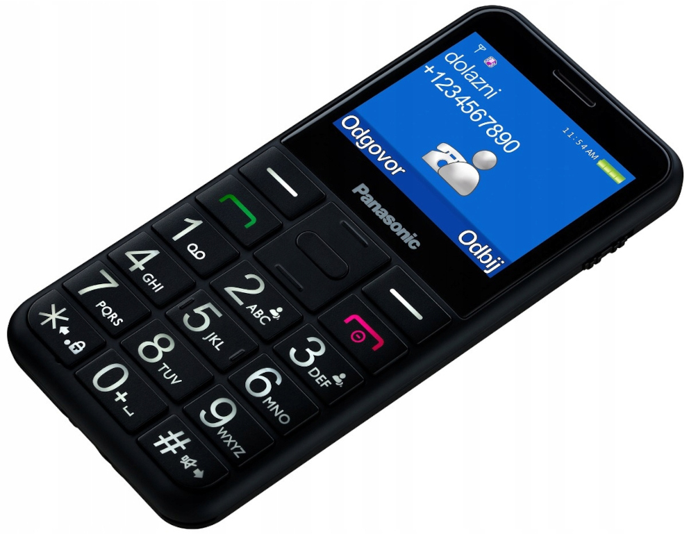 Мобільний телефон Panasonic KX-TU155EXBN Black фото3