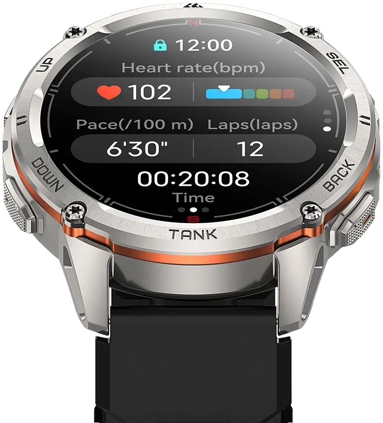 Смарт-часы Kospet Tank T3 Ultra 2 Silver фото