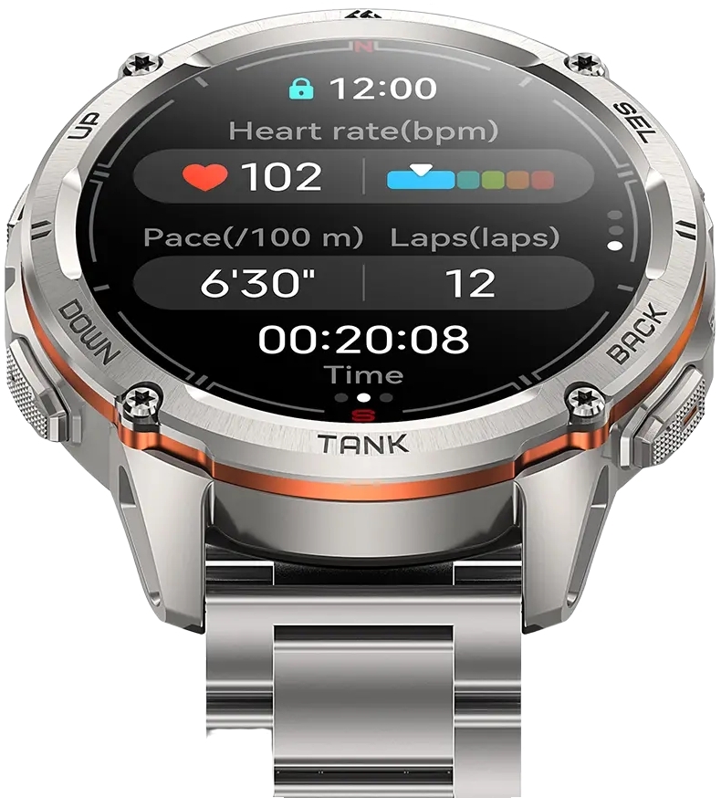 Смарт-часы Kospet Tank T3 Ultra 2 SE Silver фото6