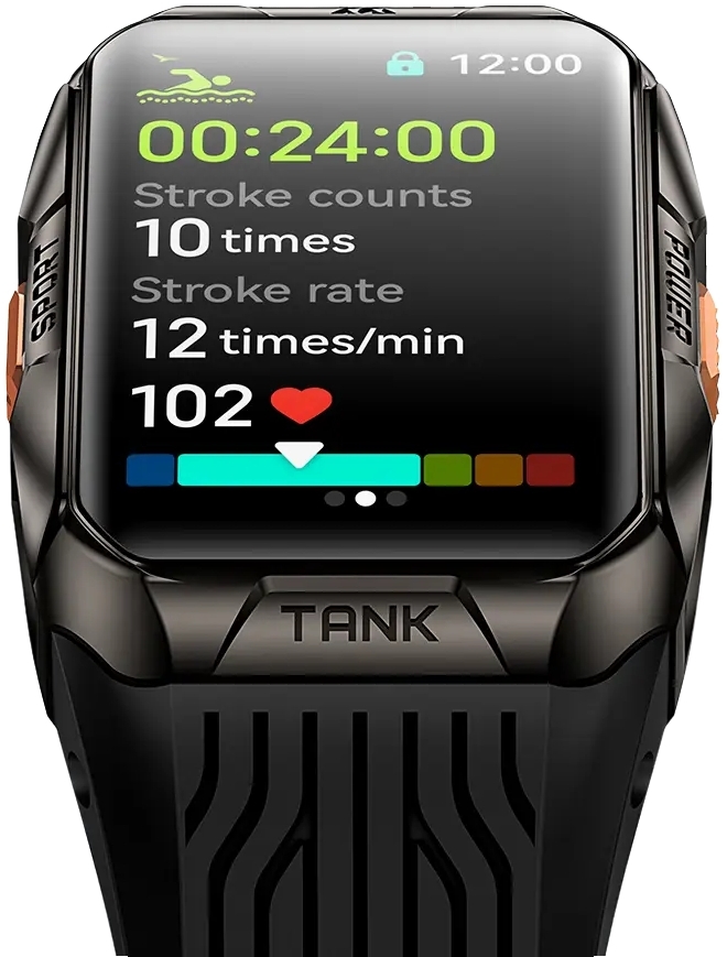 Смарт-часы Kospet Tank X2 Ultra Black фото6