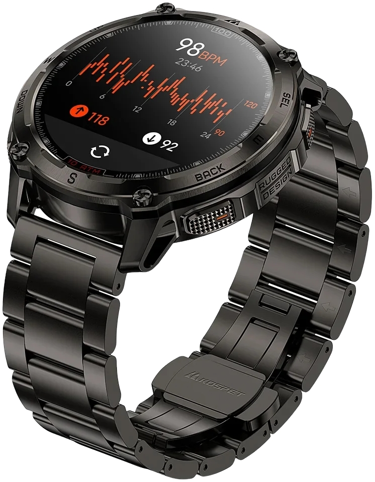 Смарт-часы Kospet Tank T4 SE Black фото5