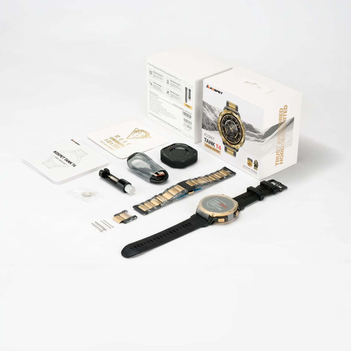 Смарт-часы Kospet T4 SE Gold фото7