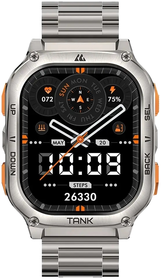 Смарт-часы Kospet Tank M3 Ultra SE Silver фото2