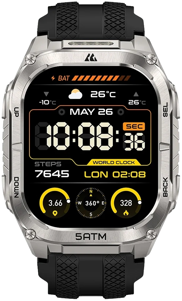 Смарт-часы Kospet Tank M4C Silver фото3