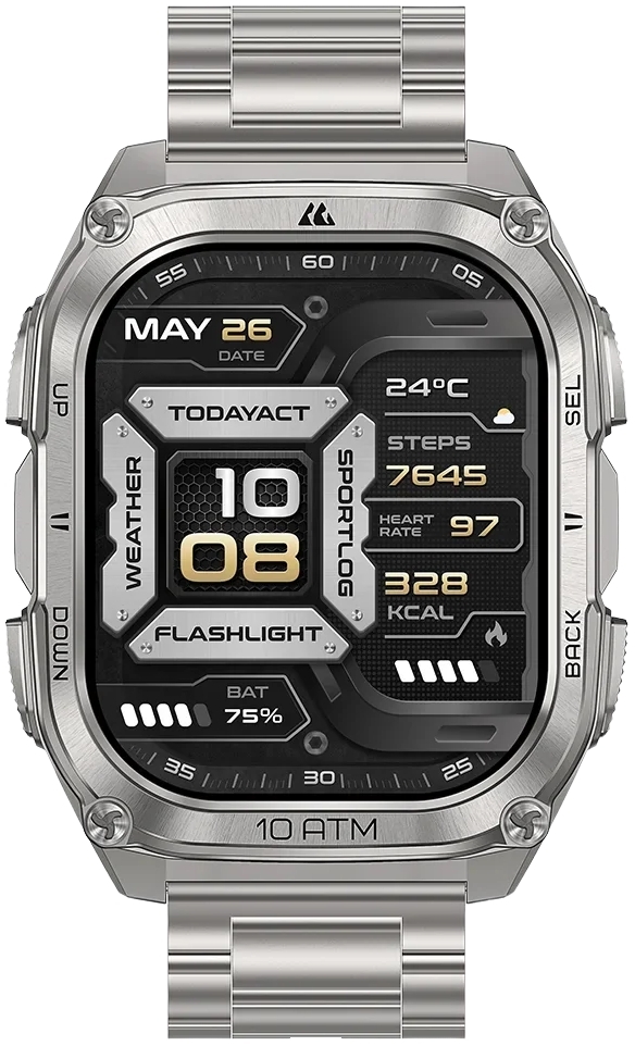 Смарт-часы Kospet Tank M4 SE Silver фото3