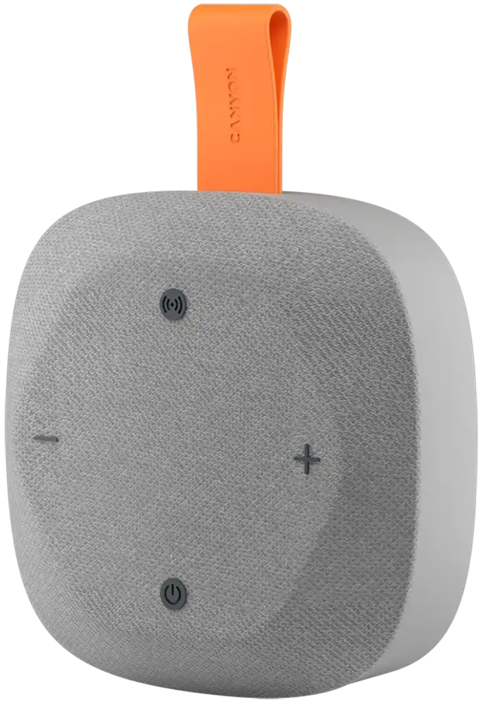 Портативная акустика Canyon HEXAGON 10 Grey Orange (CNE-CBTSP10GO) фото4
