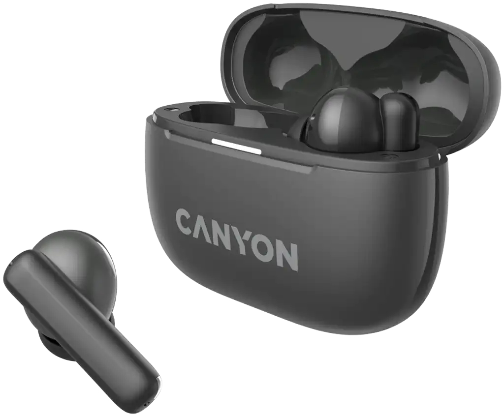 Наушники Canyon OnGo TWS-10 ANC ENC Grey (CNS-TWS10BK) фото4