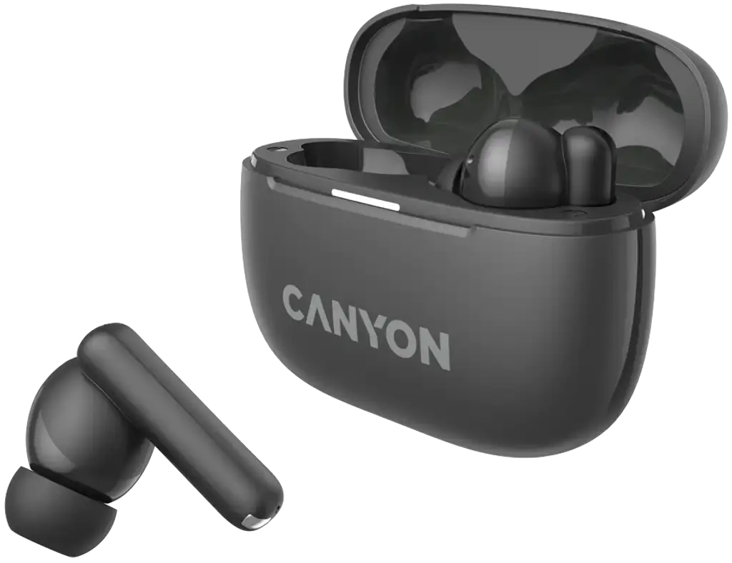 Наушники Canyon OnGo TWS-10 ANC ENC Grey (CNS-TWS10BK) фото5