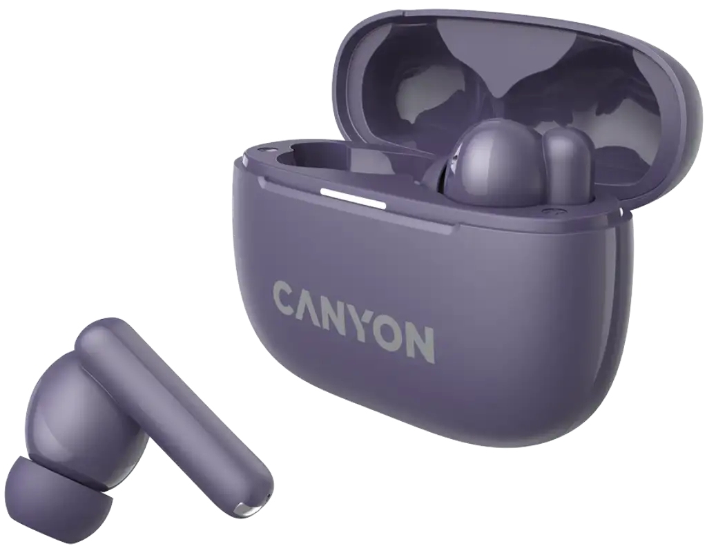 Наушники Canyon OnGo TWS-10 ANC ENC Purple (CNS-TWS10PL) фото4