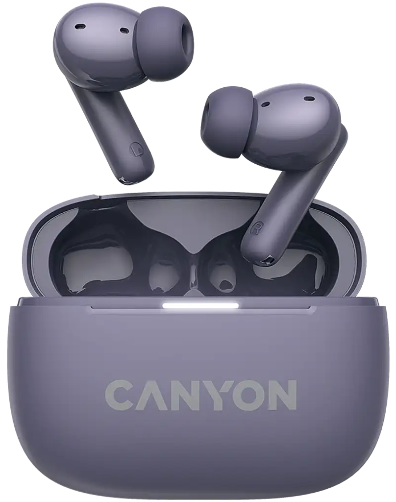 Наушники Canyon OnGo TWS-10 ANC ENC Purple (CNS-TWS10PL) фото3