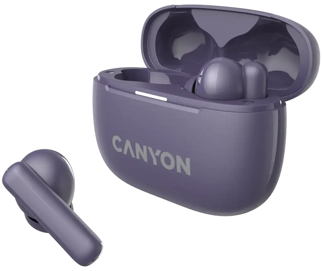 Наушники Canyon OnGo TWS-10 ANC ENC Purple (CNS-TWS10PL) фото5