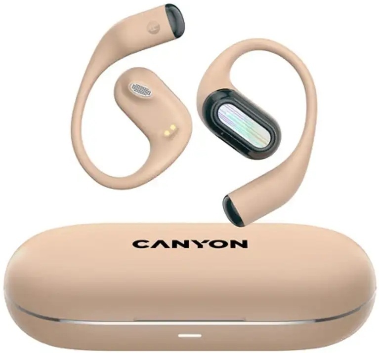 Наушники Canyon OnFlow 12 OWS ENC Beige (CNS-TWS12BE) фото2