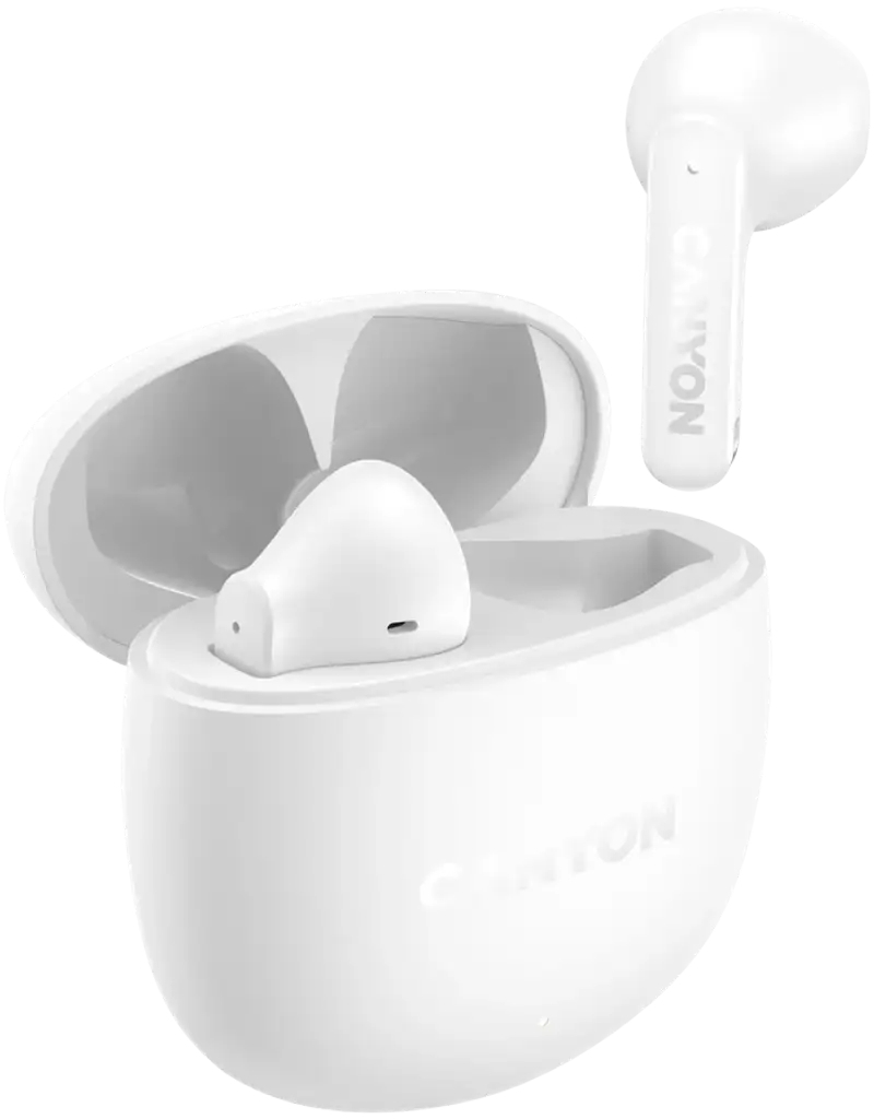 Наушники Canyon OnGo 13 Semi-in-ear White (CNS-TWS13W) фото3