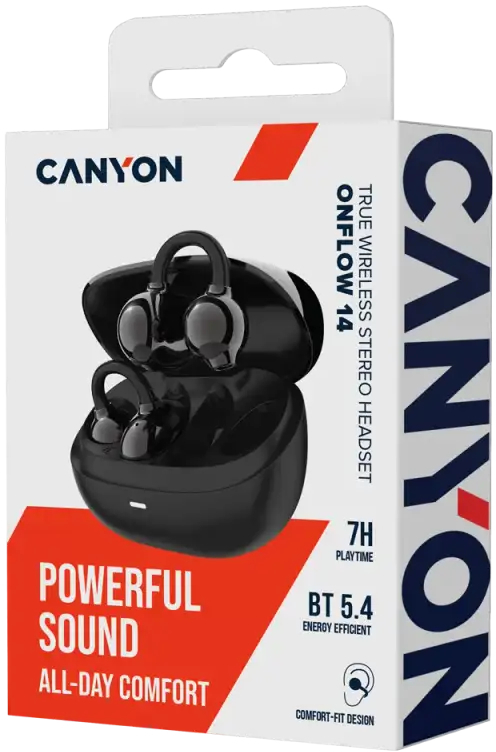 Наушники Canyon OnFlow 14 Black (CNS-TWS14B) фото5