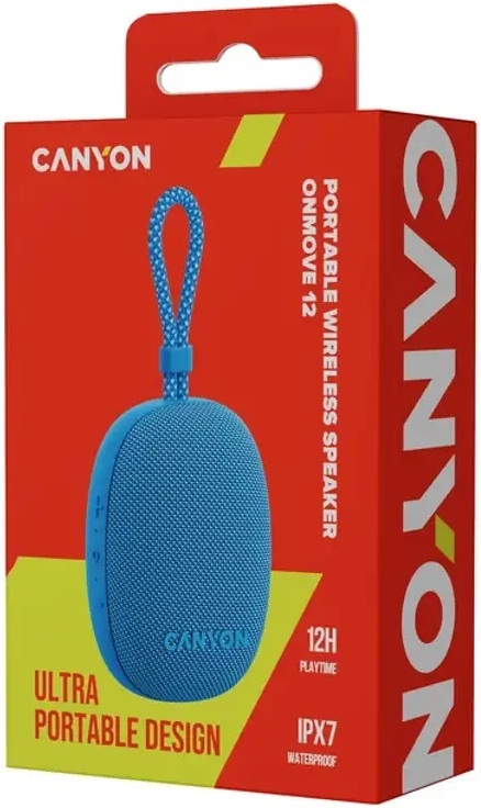 Портативная акустика Canyon OnMove 12 Blue (CNE-CBTSP12BL) фото5