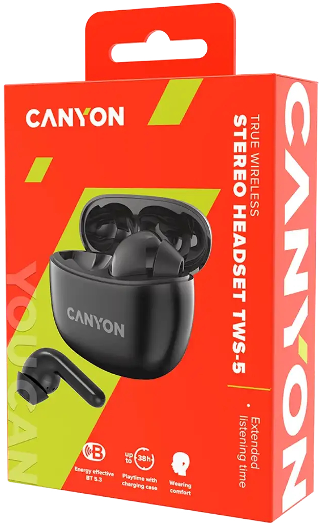 Наушники Canyon TWS-5 Black (CNS-TWS5B) фото5