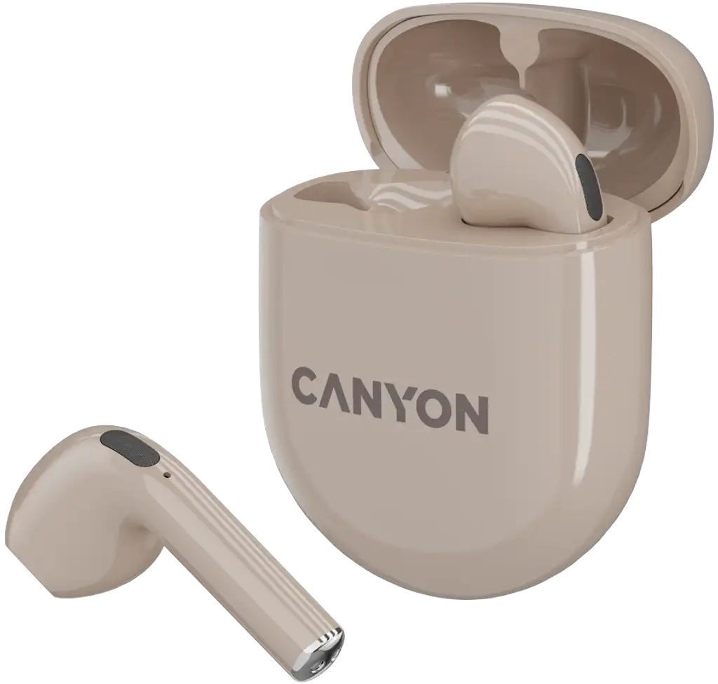 Наушники Canyon TWS-6 Beige (CNS-TWS6BE) фото
