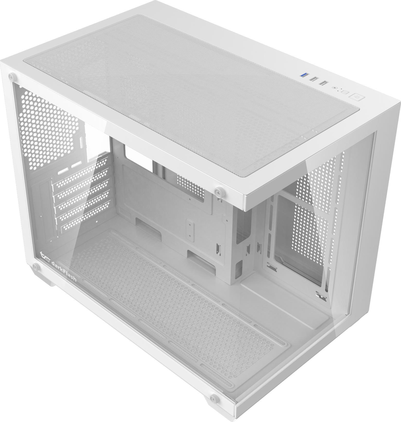 Корпус DARK FLASH B275 PRO mATX без БП White (B275_PRO_WHITE) фото2
