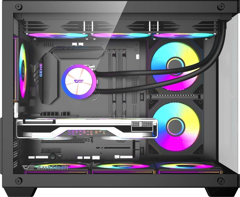 Корпус DARK FLASH B275 PRO mATX без БП Black (B275_PRO_BLACK) фото5