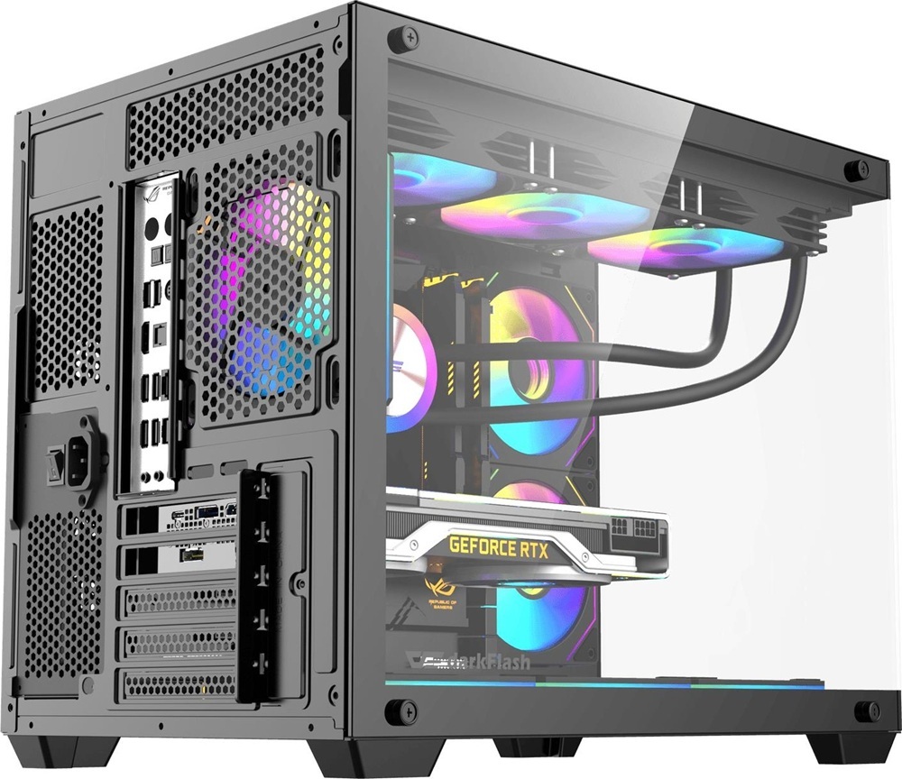 Корпус DARK FLASH B275 PRO mATX без БП Black (B275_PRO_BLACK) фото4