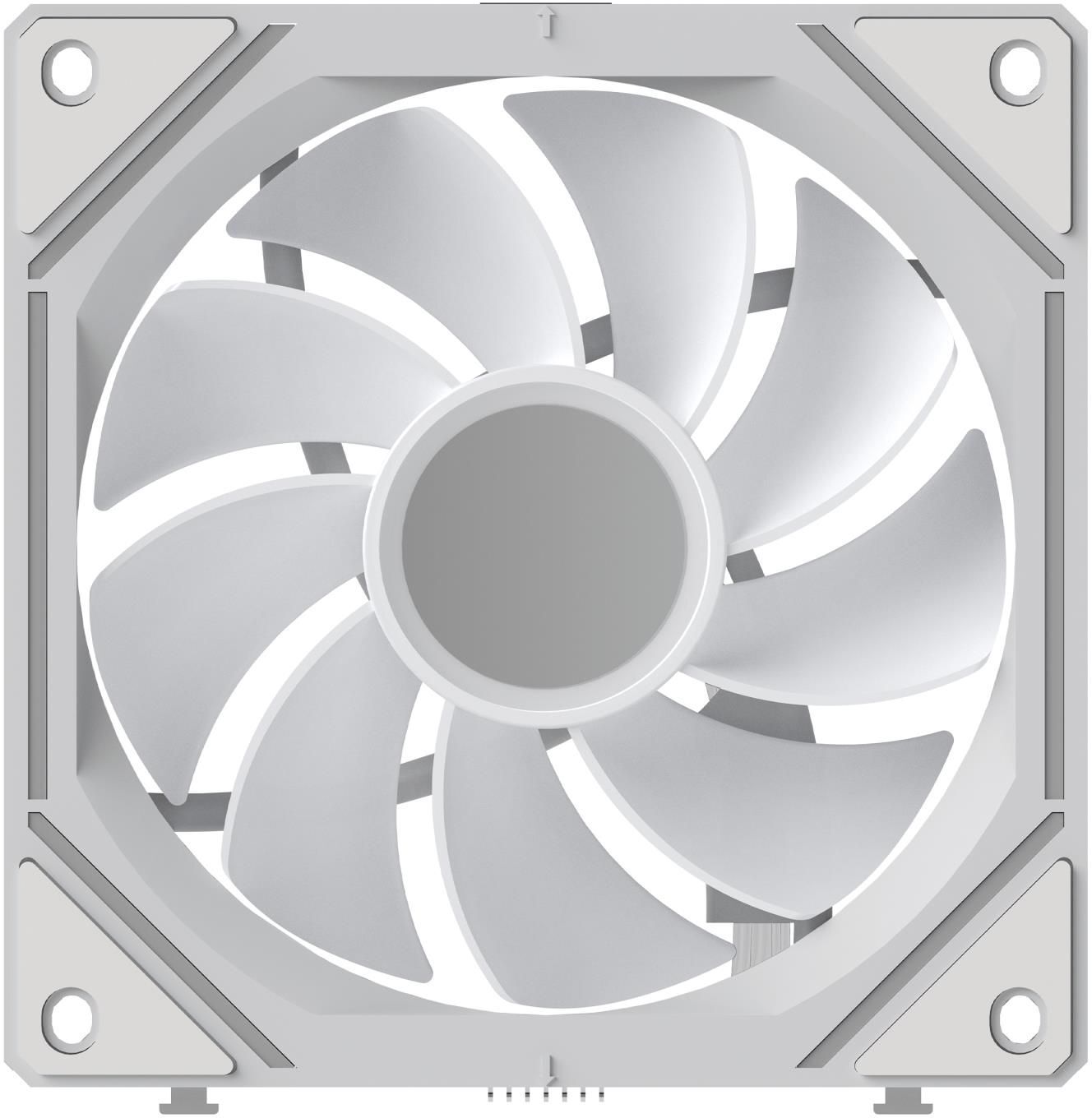 Корпусний вентилятор OCYPUS GAMMA F12 ARGB Reverse Blade 120MM White (GAMMA-F12-WH1AM01U-GL) фото4