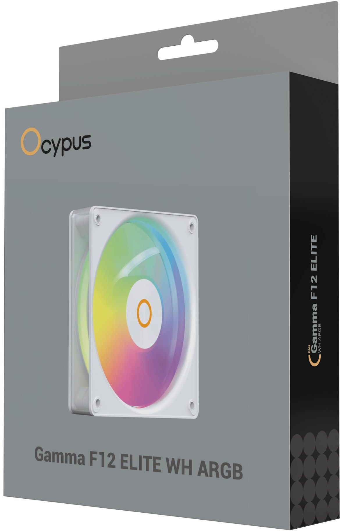 Корпусний вентилятор OCYPUS GAMMA F12 ELITE ARGB 120MM White (GAMMA-F12-WH1AM00E-GL) фото5
