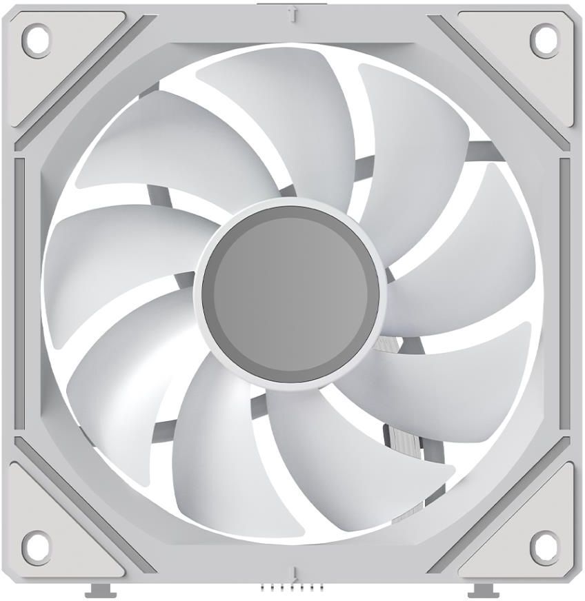Корпусний вентилятор OCYPUS GAMMA F12 UNI ARGB 120MM White (GAMMA-F12-WH1AM00U-GL) фото4