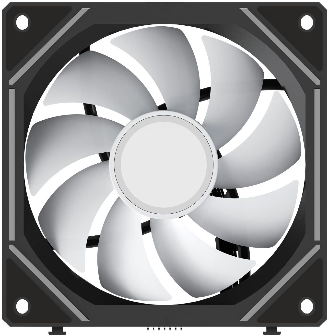 Корпусний вентилятор OCYPUS GAMMA F12 UNI ARGB 120MM Black (GAMMA-F12-BK1AM00U-GL) фото4