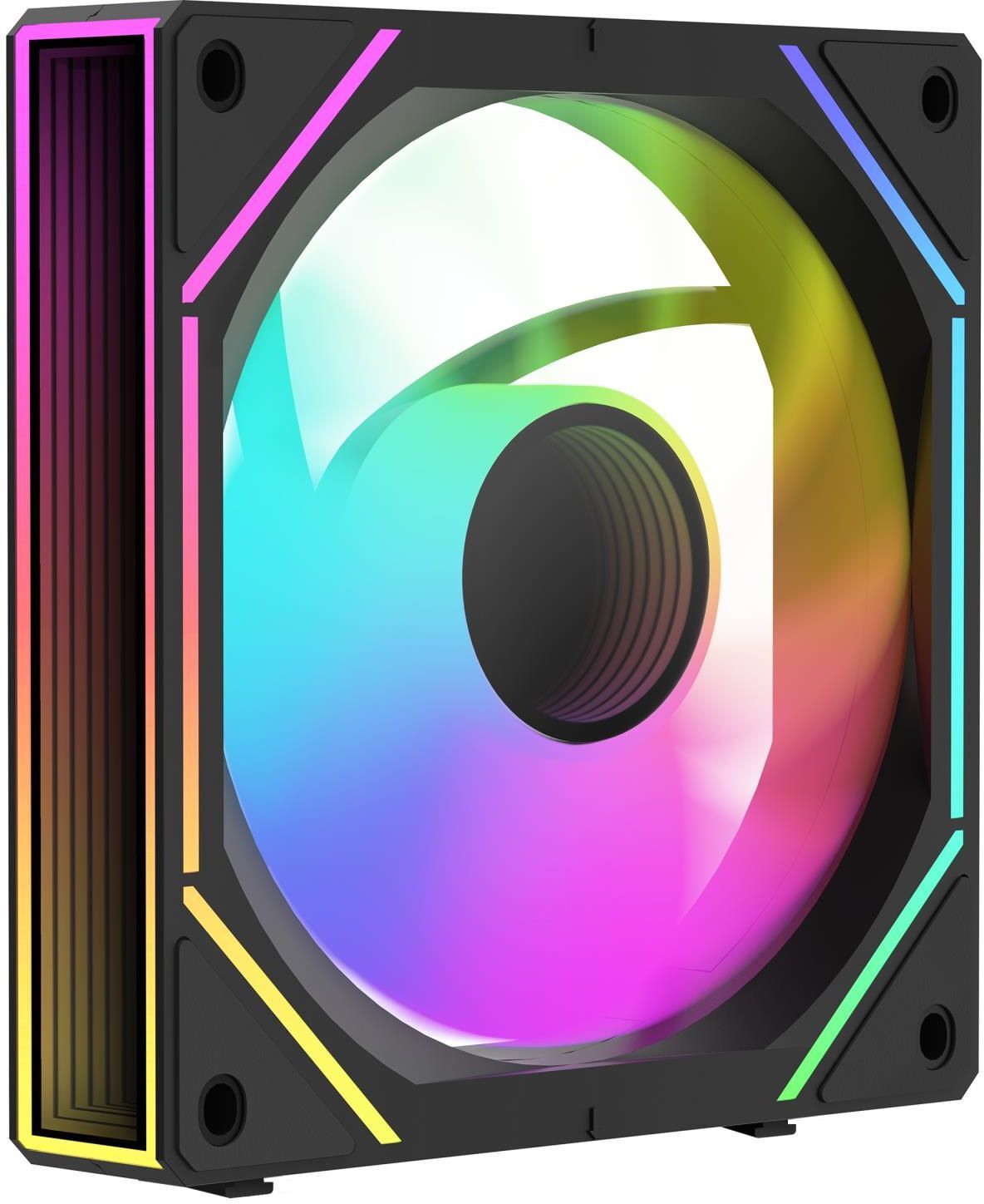 Корпусний вентилятор OCYPUS GAMMA F12 UNI ARGB 120MM Black (GAMMA-F12-BK1AM00U-GL) фото2