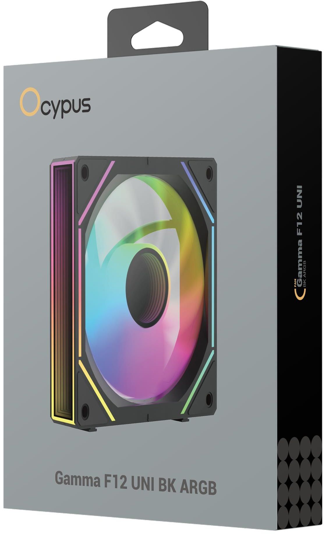 Корпусний вентилятор OCYPUS GAMMA F12 UNI ARGB 120MM Black (GAMMA-F12-BK1AM01U-GL) фото5