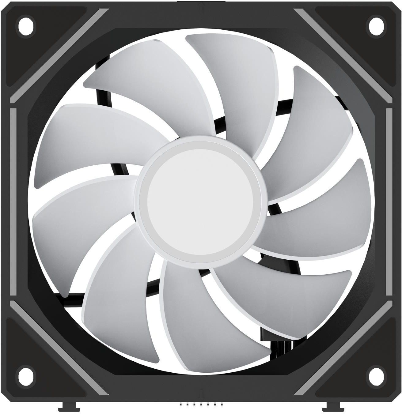 Корпусний вентилятор OCYPUS GAMMA F12 UNI ARGB 120MM Black (GAMMA-F12-BK1AM01U-GL) фото4