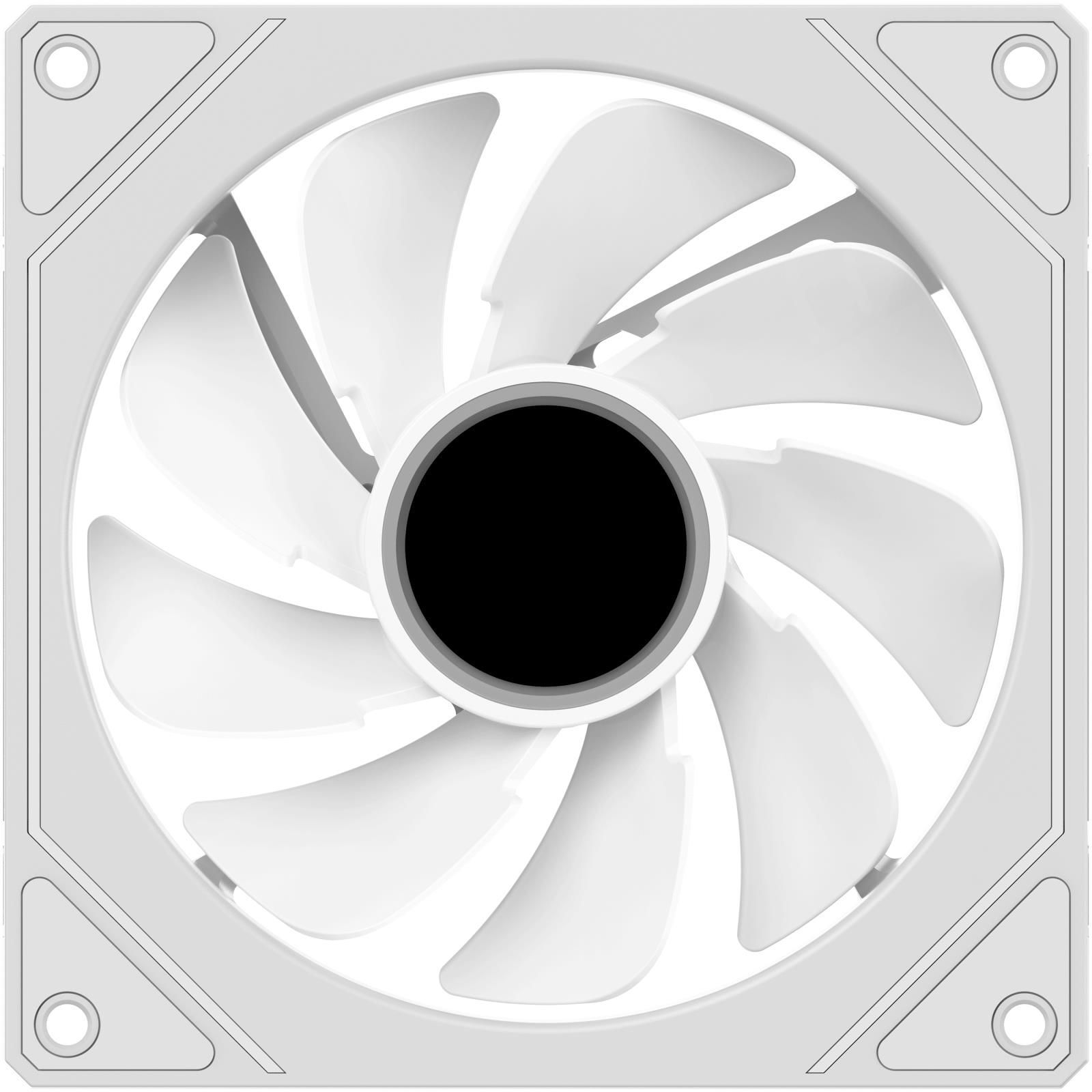Корпусний вентилятор OCYPUS GAMMA F12 ARGB Reverse Blade 120MM White (GAMMA-F12-WH1AM01X-GL) фото4