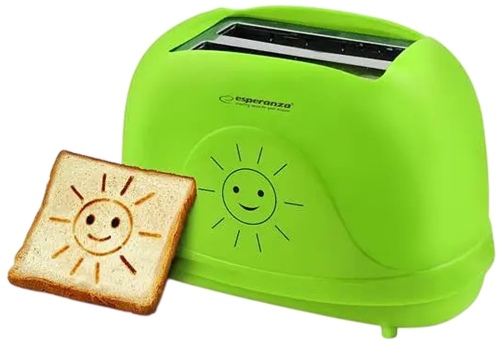 Тостер Smiley Esperanza 3в1, Green, EKT003 фото