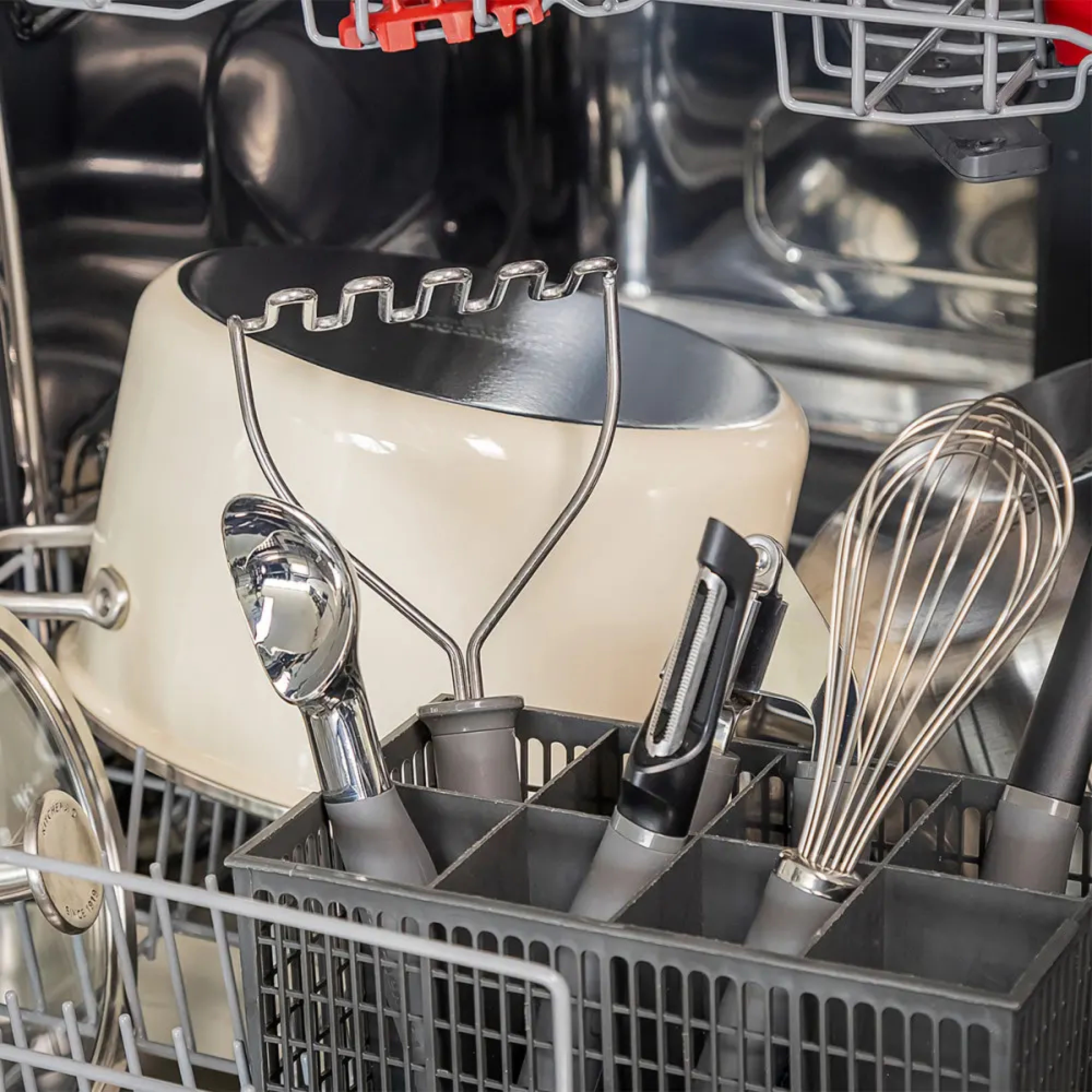 Овощечистка вертикальная KitchenAid Coreline, 22 см, серый (KAS112OHCGG) фото3